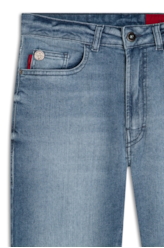 Calça Dark Indigo Elastic Slim 1969- Lav. Claro C/ Grampo