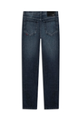 Calça Dark Indigo Elastic Slim Escuro C/ Grampos