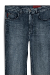Calça Dark Indigo Elastic Slim Escuro C/ Grampos