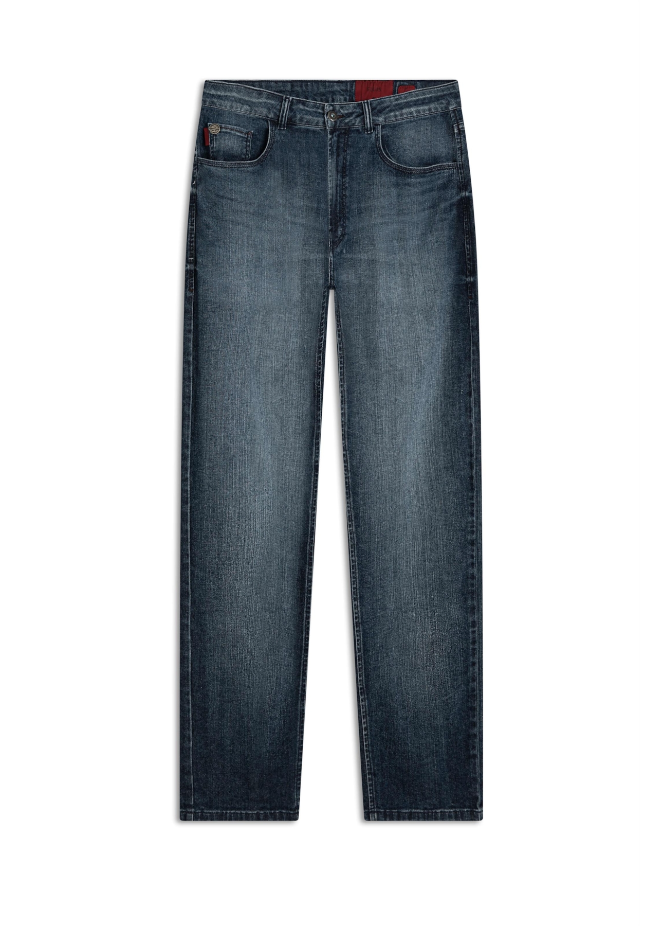 Calça Dark Indigo Elastic Straight Lav.Escuro