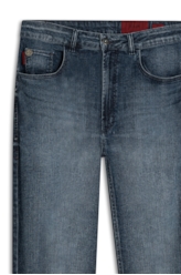 Calça Dark Indigo Elastic Straight Lav.Escuro