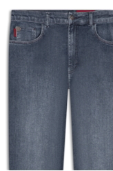 Calça Dark Indigo Elastic Straight Lav.Escuro C/ Used