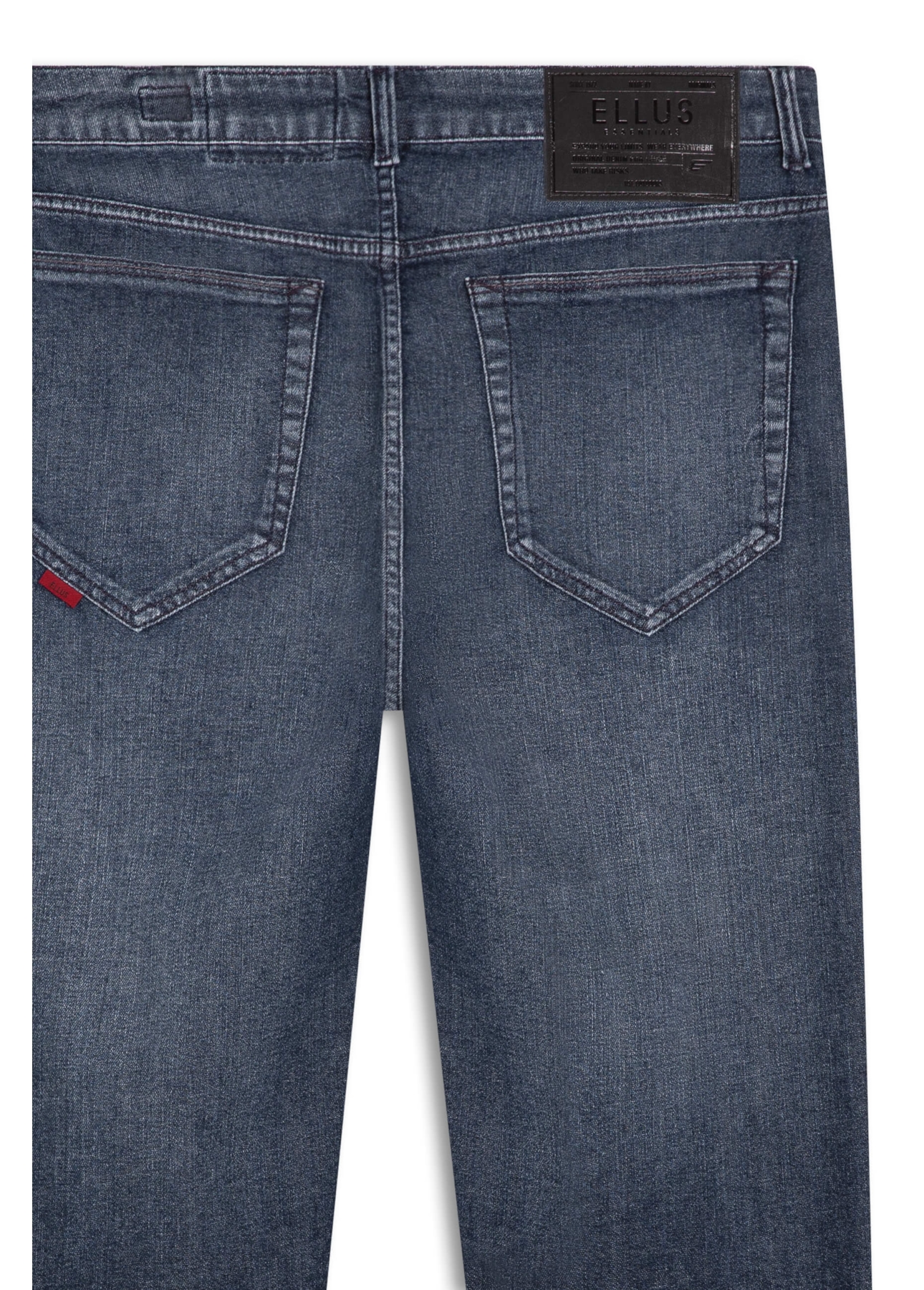 Calça Dark Indigo Elastic Straight Lav.Escuro C/ Used