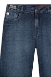 Calça Dark Indigo Patheph Escuro C/ Grampos