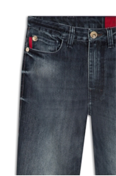 Calça Dark Lake Cigarrete 201  Lav.Escuro C/ Used