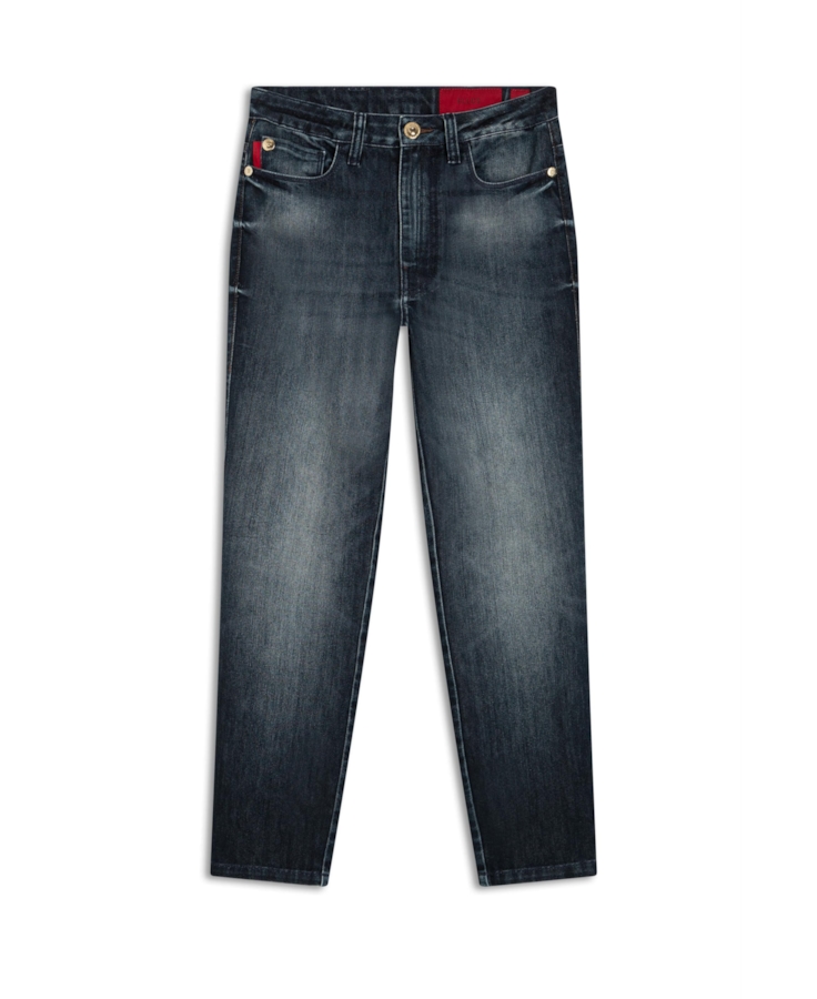 Calça Dark Lake Cigarrete 201  Lav.Escuro C/ Used