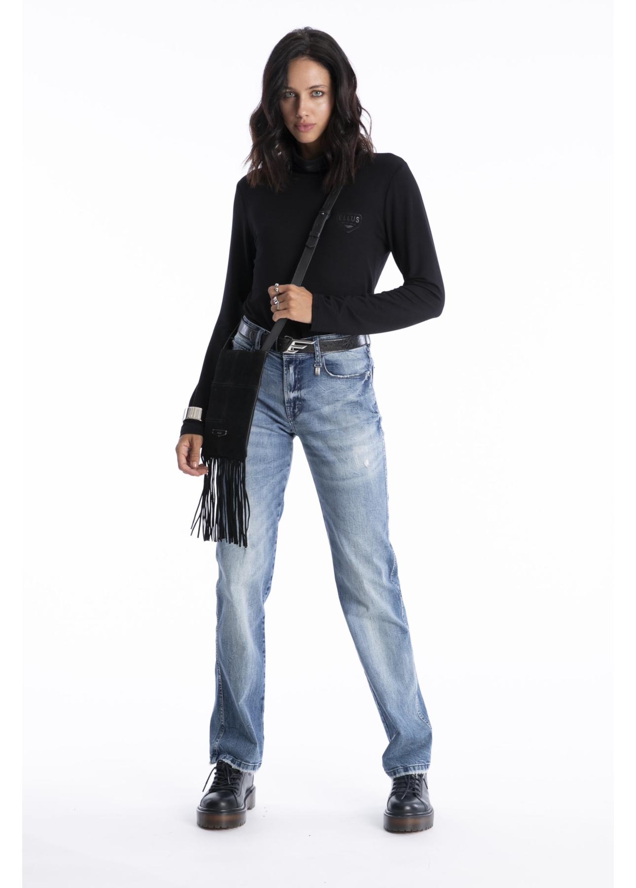 Calça Dark Sea Elastic 1685-Lav.Medio C/Sky+puid