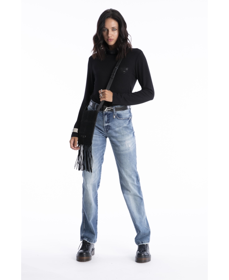 Calça Dark Sea Elastic 1685-Lav.Medio C/Sky+puid