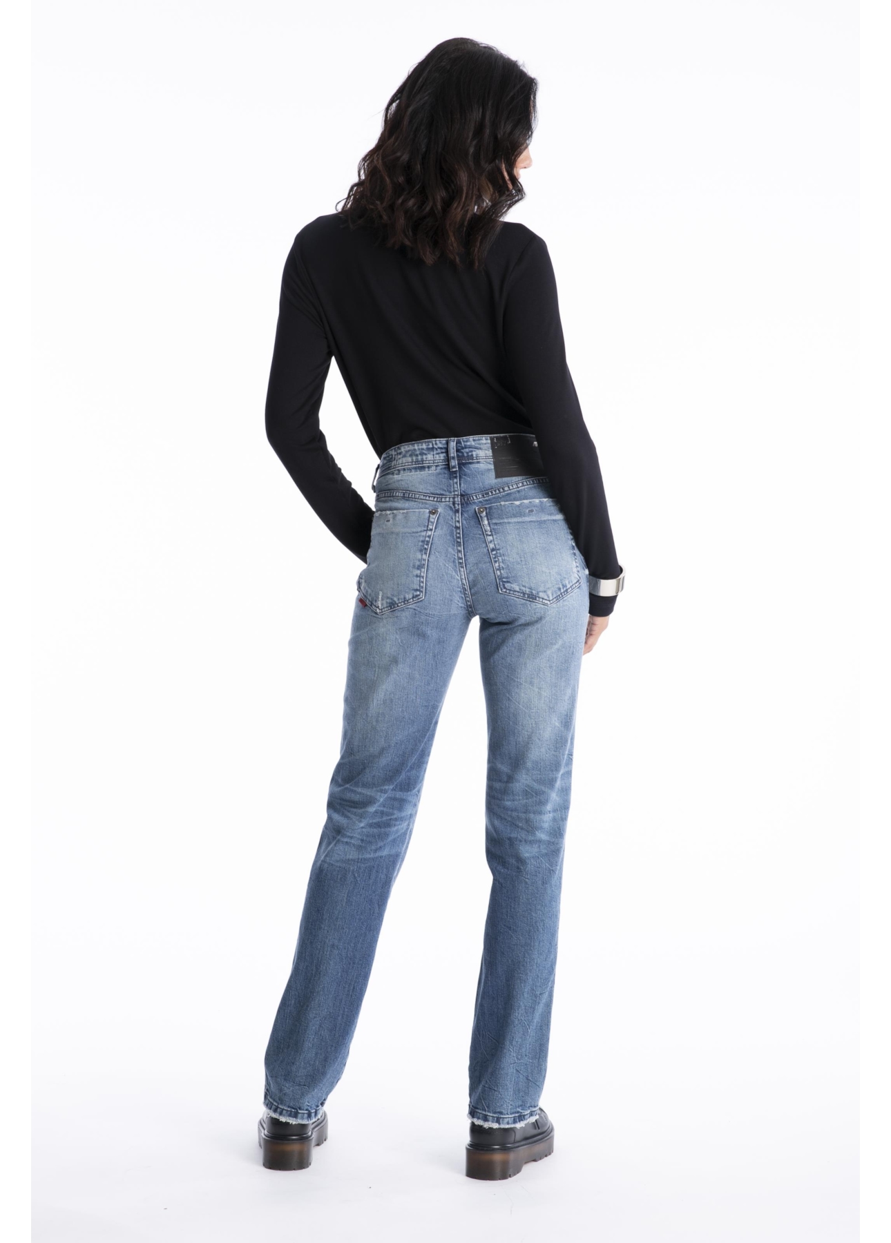 Calça Dark Sea Elastic 1685-Lav.Medio C/Sky+puid