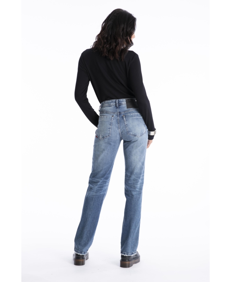 Calça Dark Sea Elastic 1685-Lav.Medio C/Sky+puid