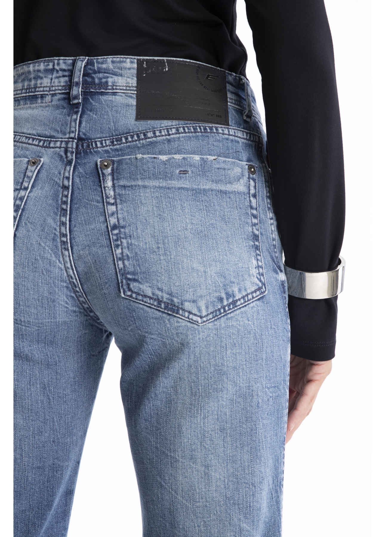 Calça Dark Sea Elastic 1685-Lav.Medio C/Sky+puid