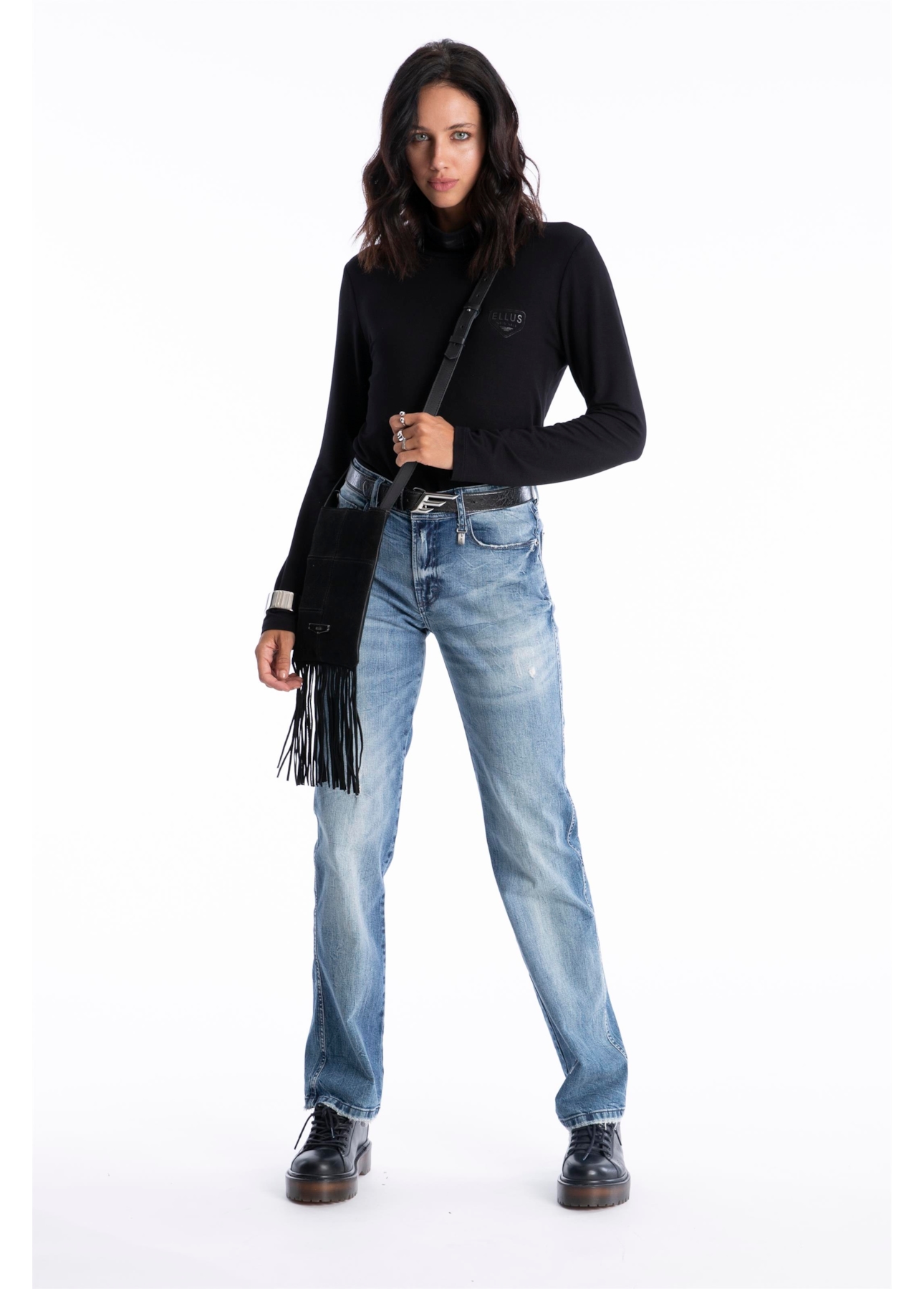 Calça Dark Sea Elastic 1685-Lav.Medio C/Sky+puid