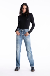 Calça Dark Sea Elastic 1685-Lav.Medio C/Sky+puid