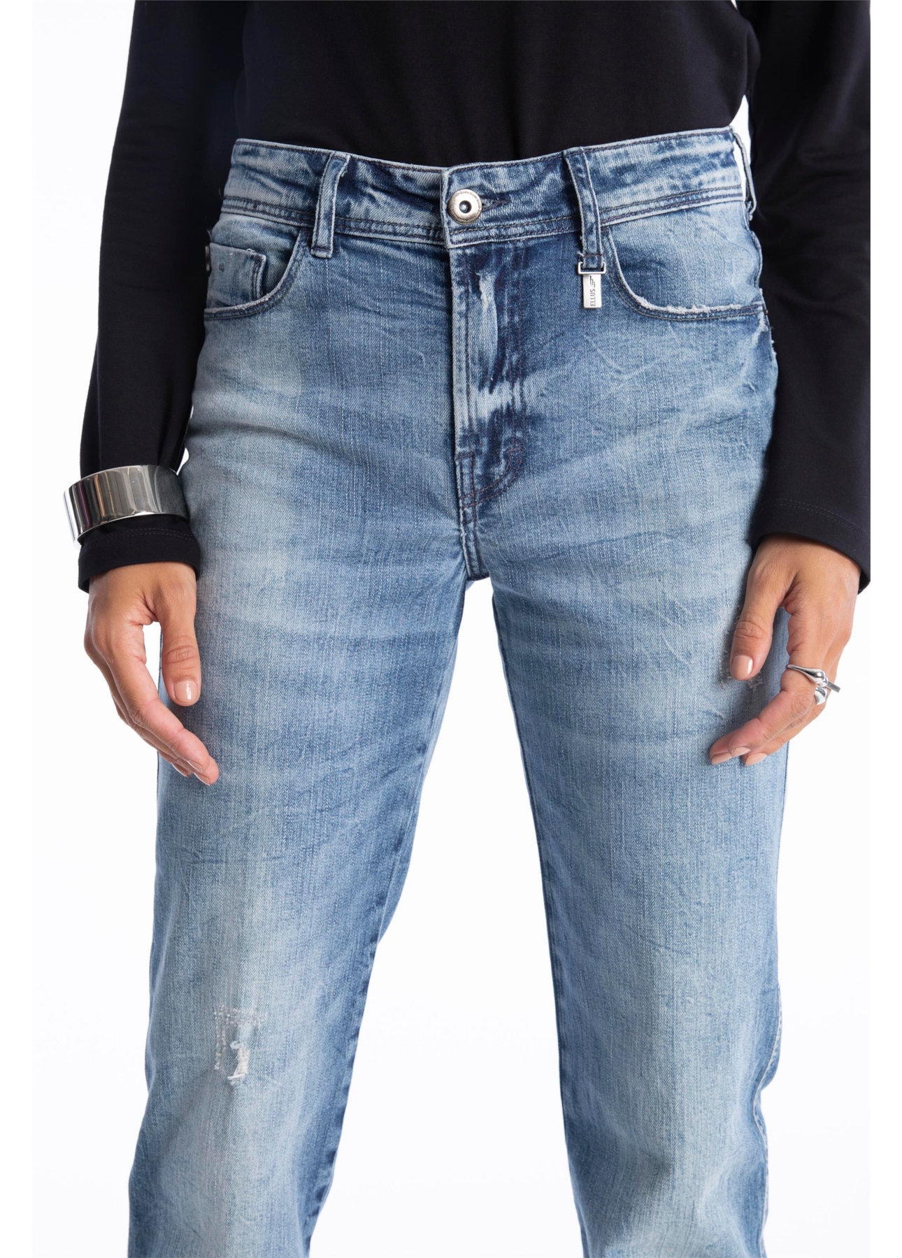 Calça Dark Sea Elastic 1685-Lav.Medio C/Sky+puid