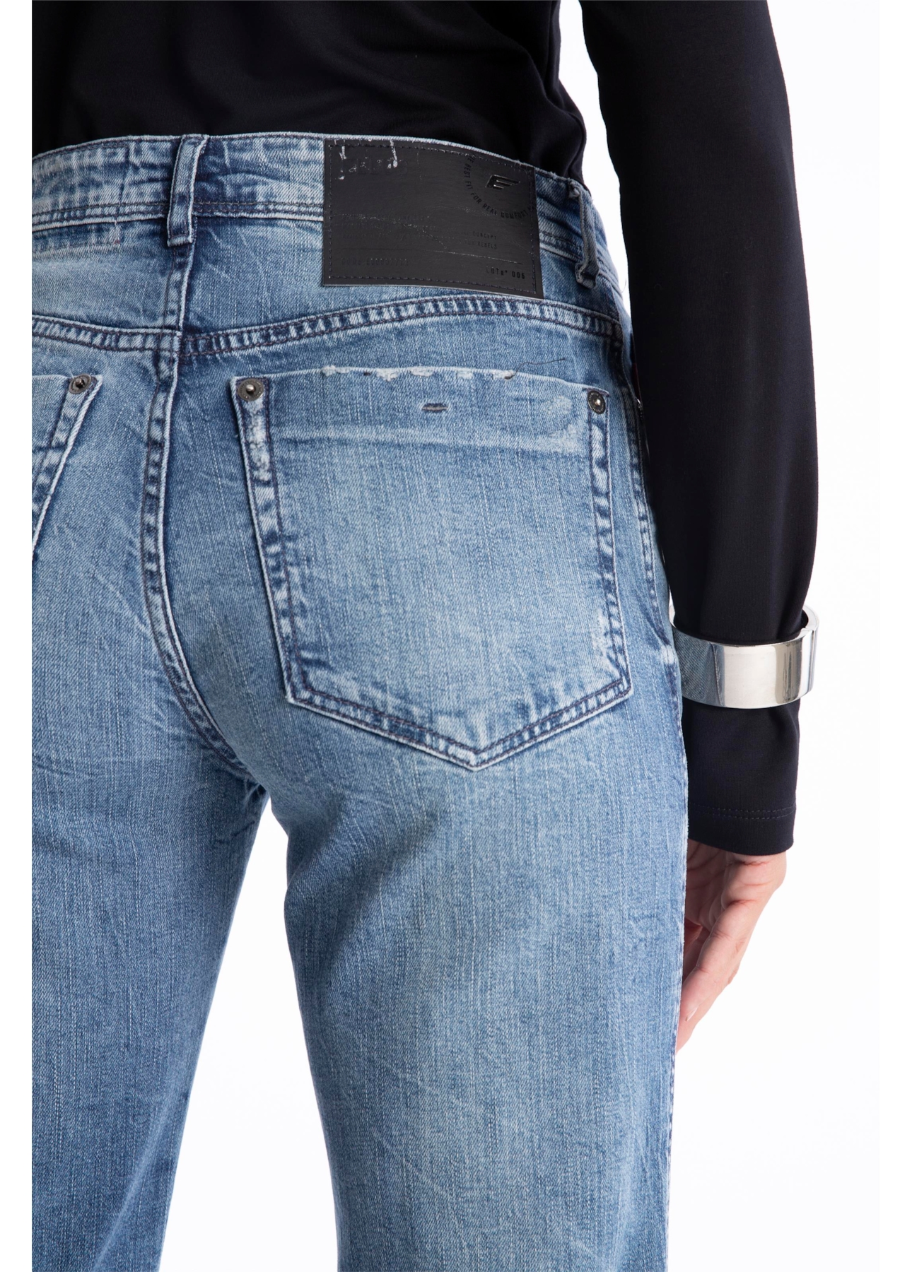 Calça Dark Sea Elastic 1685-Lav.Medio C/Sky+puid