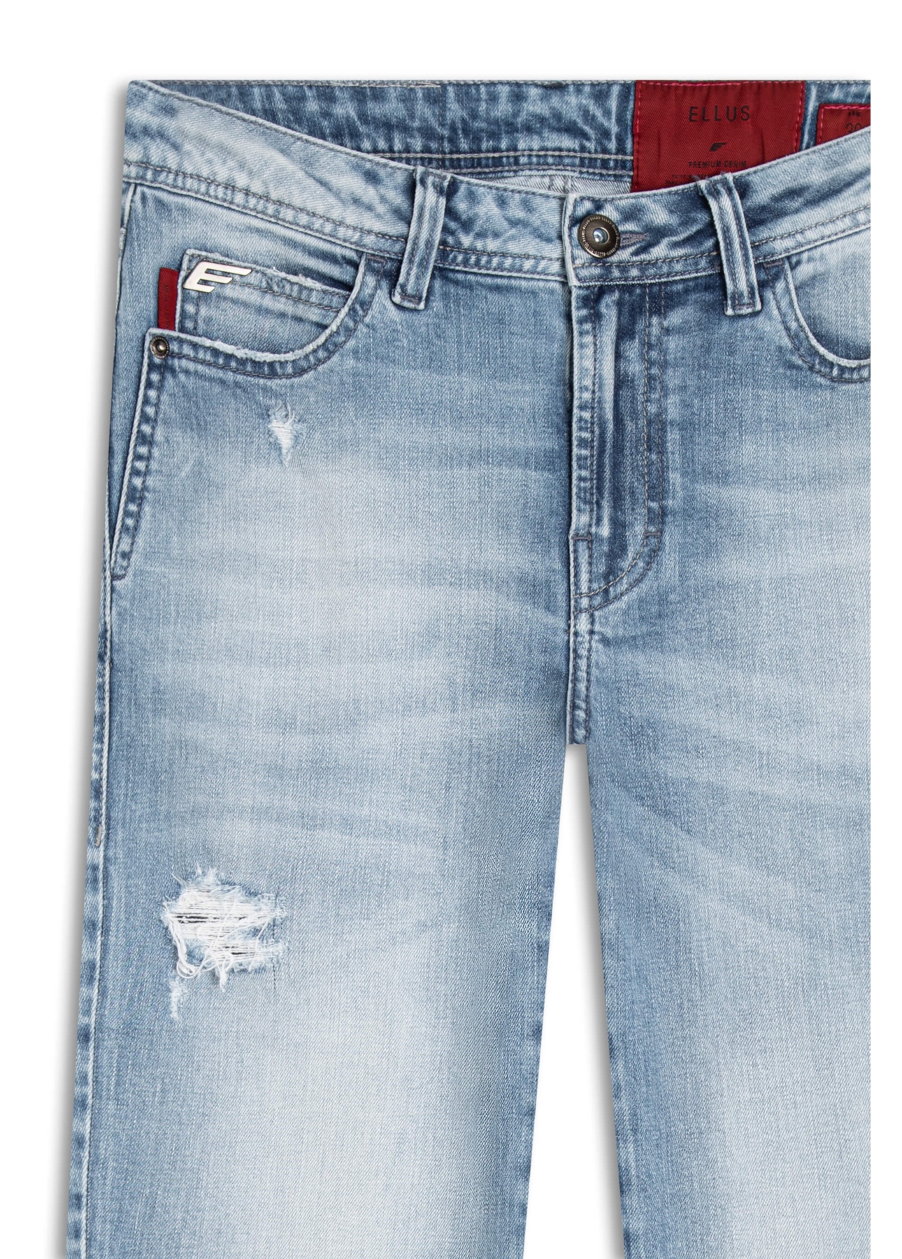Calça Dark Sea Elastic 1907 -Lav. Claro C/Puidos