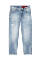 Calça Dark Sea Elastic 1907 -Lav. Claro C/Puidos