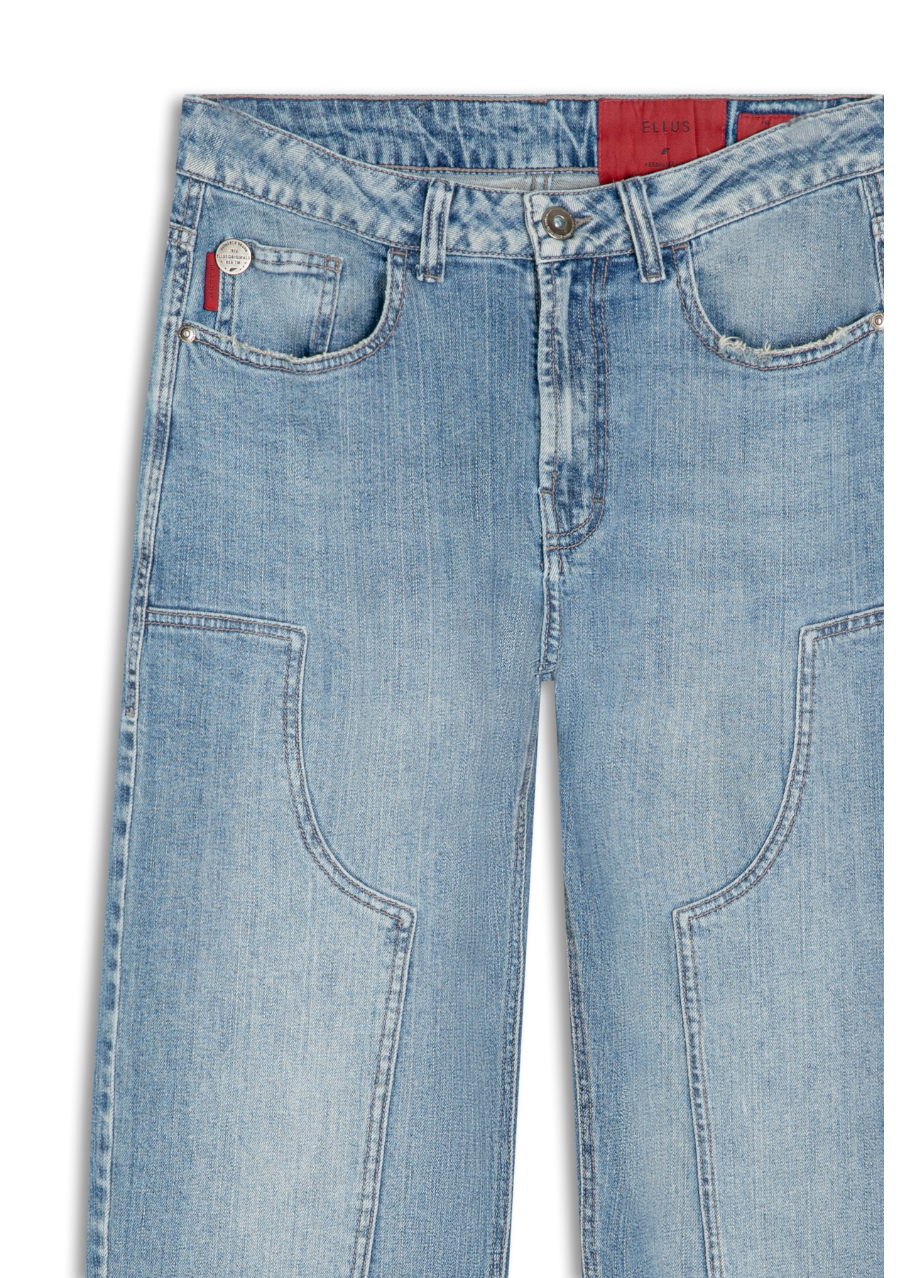 Calça Dark Sea Elastic Baggy Lav. Medio C/  Luvinha