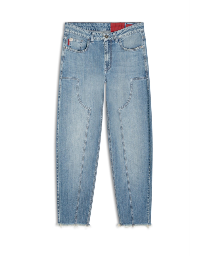 Calça Dark Sea Elastic Baggy Lav. Medio C/  Luvinha