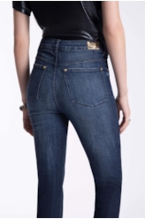 Calça Dark Sea Elastic Bootcut Escuro C/ Jato
