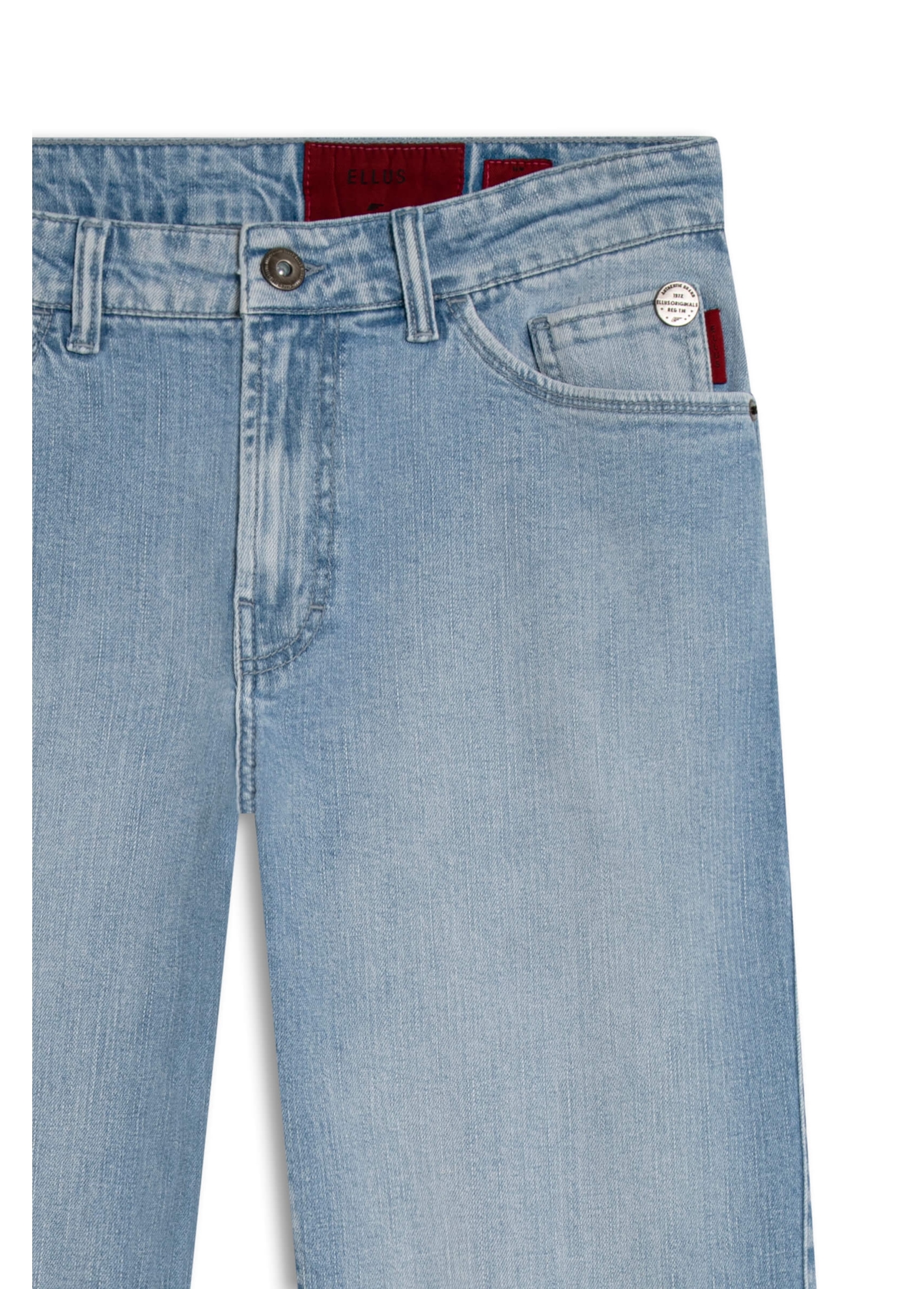 Calça Dark Sea Elastic Low Rise 1955 Lav.Claro C/ Tie d