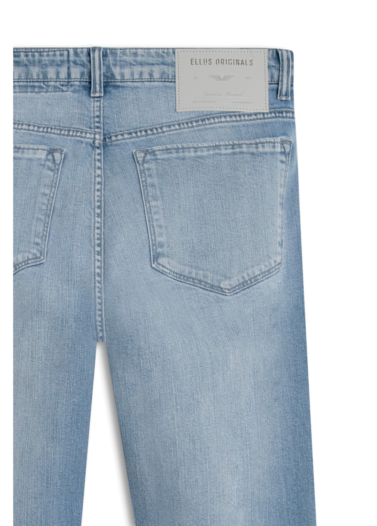 Calça Dark Sea Elastic Low Rise 1955 Lav.Claro C/ Tie d