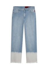 Calça Dark Sea Elastic Low Rise 1955 Lav.Claro C/ Tie d