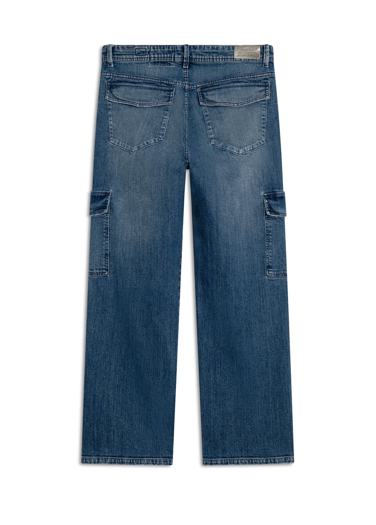Calça Dark Sea Elastic Low Rise Cargo 1962 Lav. Medio C/ Used