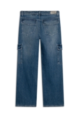 Calça Dark Sea Elastic Low Rise Cargo 1962 Lav. Medio C/ Used