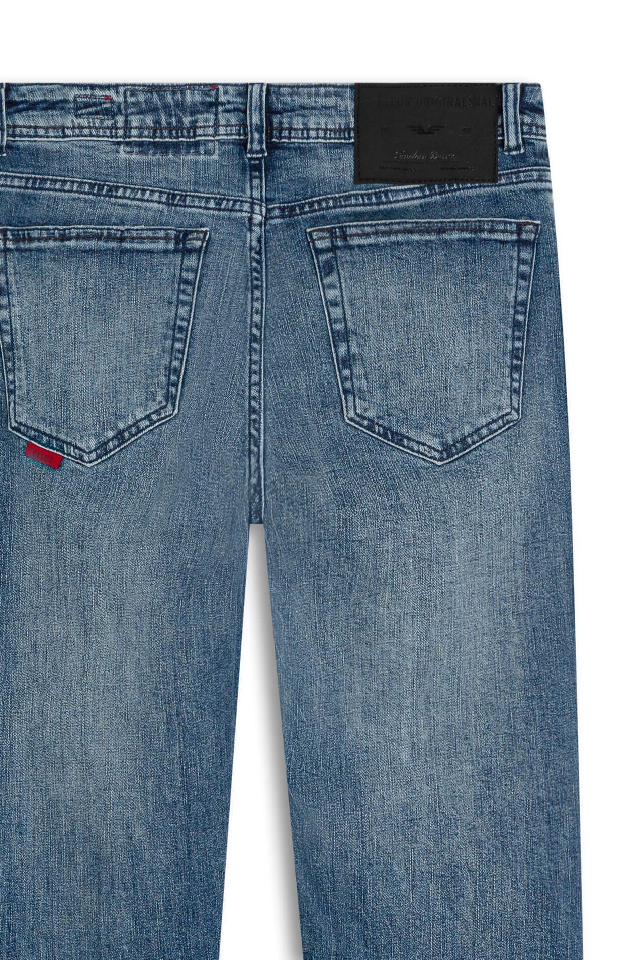 Calça Dark Sea Elastic Mom Lav.Medio C/ Grampos