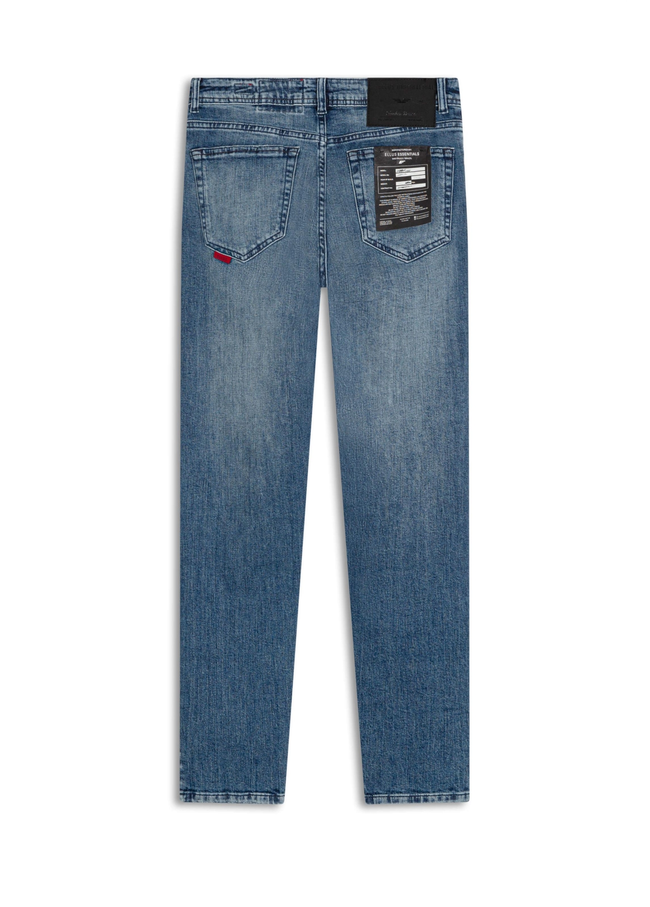 Calça Dark Sea Elastic Mom Lav.Medio C/ Grampos