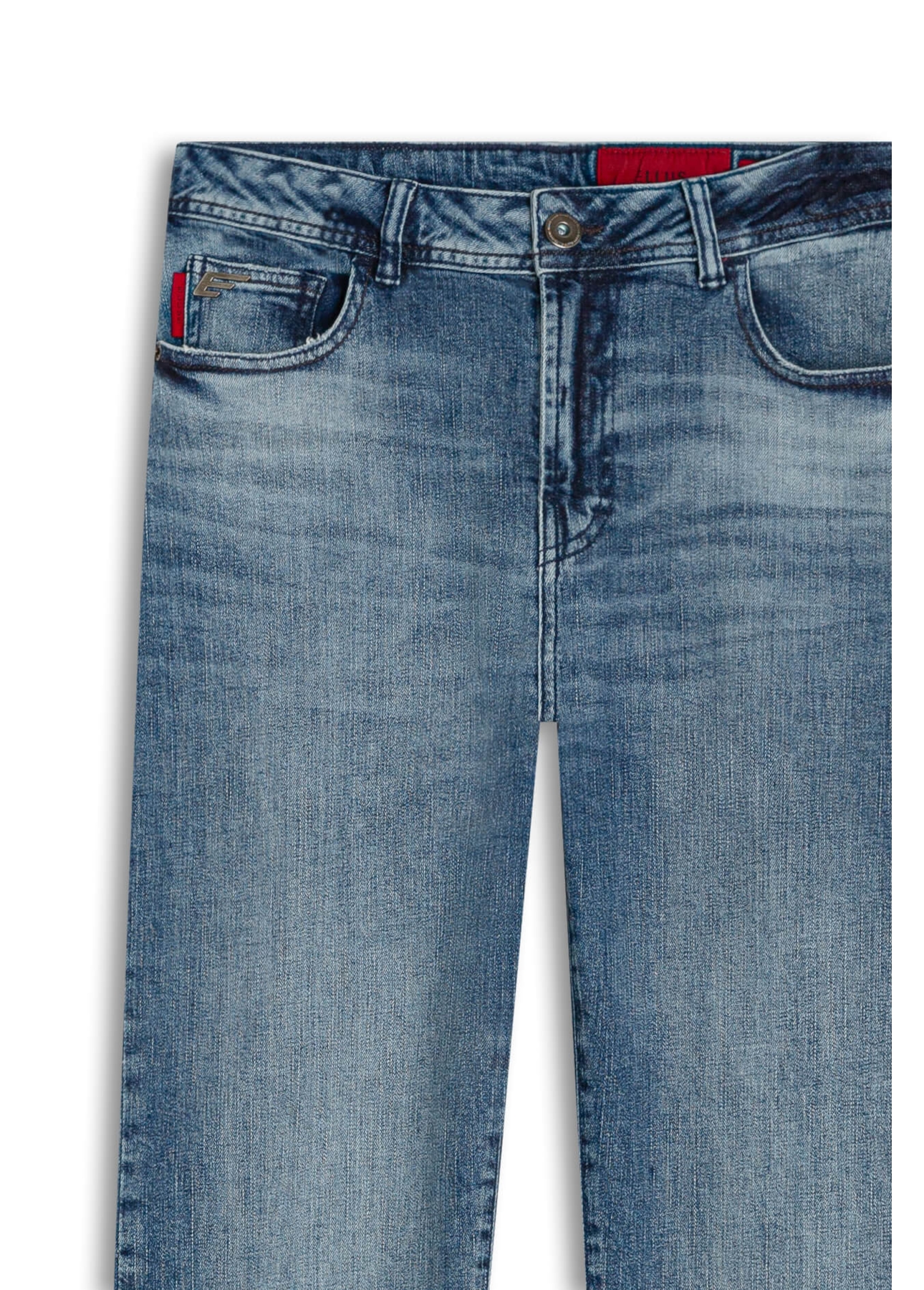 Calça Dark Sea Elastic Mom Lav.Medio C/ Grampos