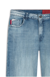 Calça Dark Sea Elastic Mom Lav. Médio C/ Used