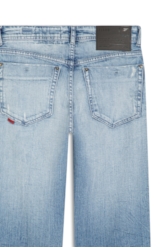 Calça Dark Sea Elastic Reta 1685-Lav.Medio C/Sky+puid