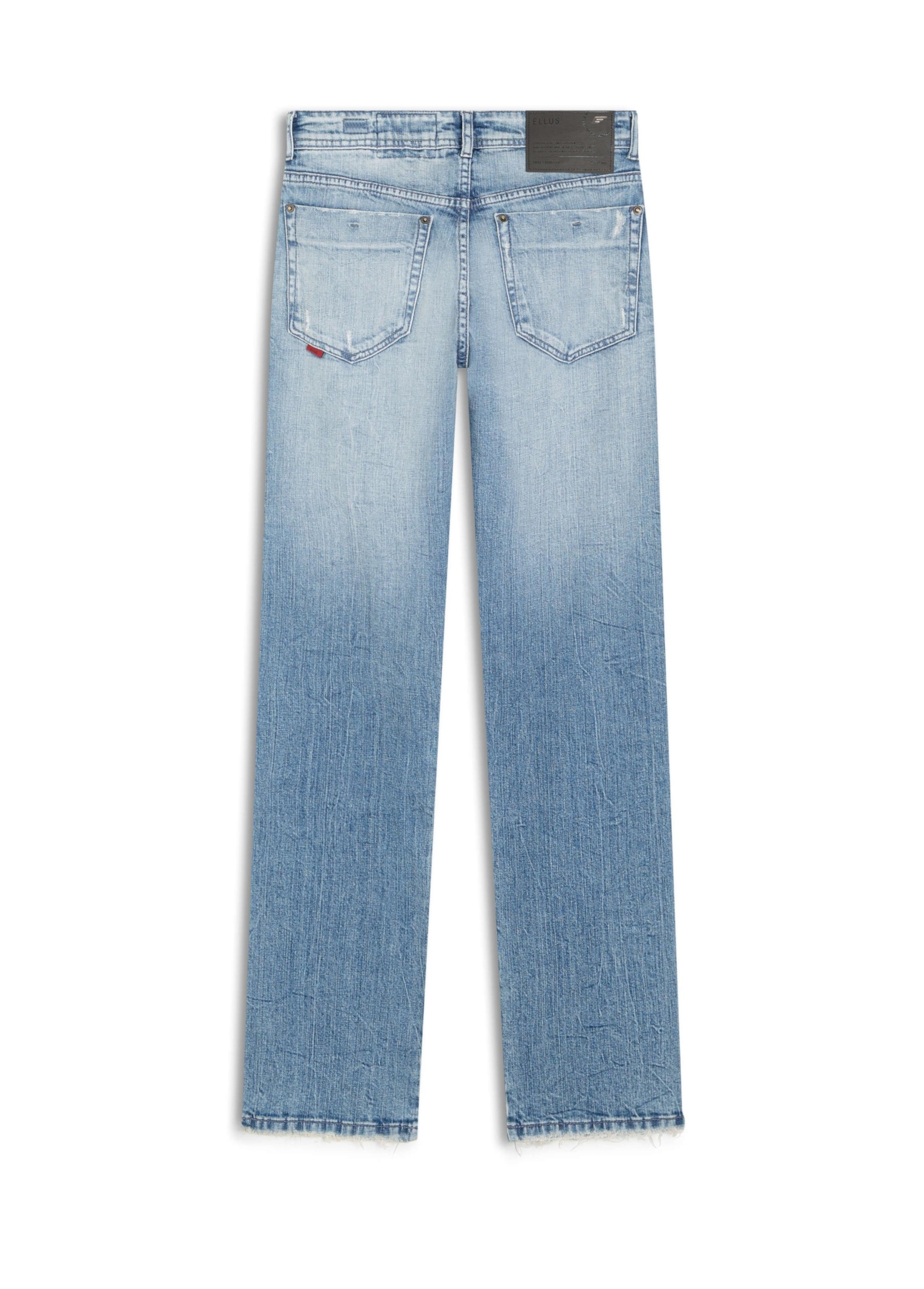 Calça Dark Sea Elastic Reta 1685-Lav.Medio C/Sky+puid