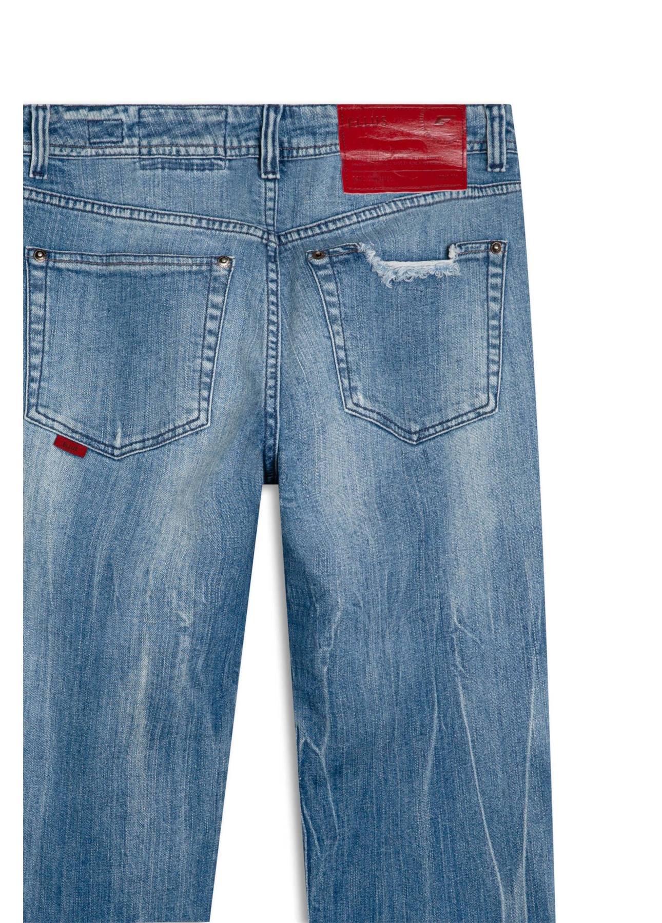 Calca Dark Sea Elastic Slim Lav.Claro C/Tie Dye+puido