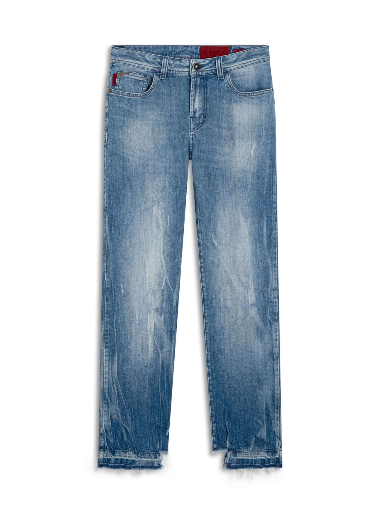 Calca Dark Sea Elastic Slim Lav.Claro C/Tie Dye+puido