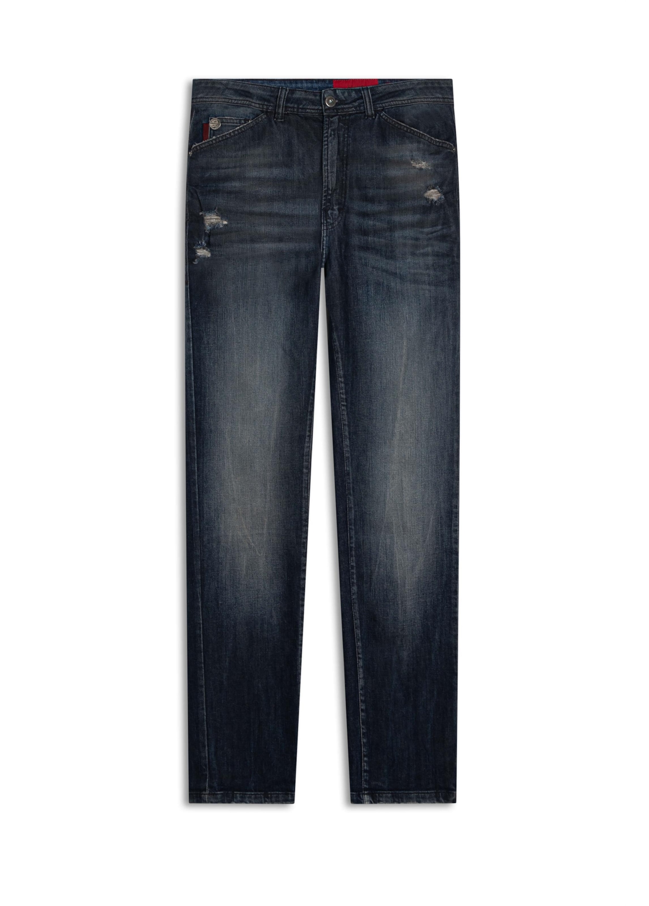 Calça Dark Sea Elastic Slim Western Lav.Escuro C/ Jato+ Puido