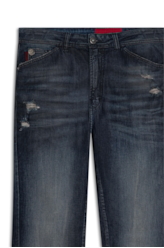 Calça Dark Sea Elastic Slim Western Lav.Escuro C/ Jato+ Puido