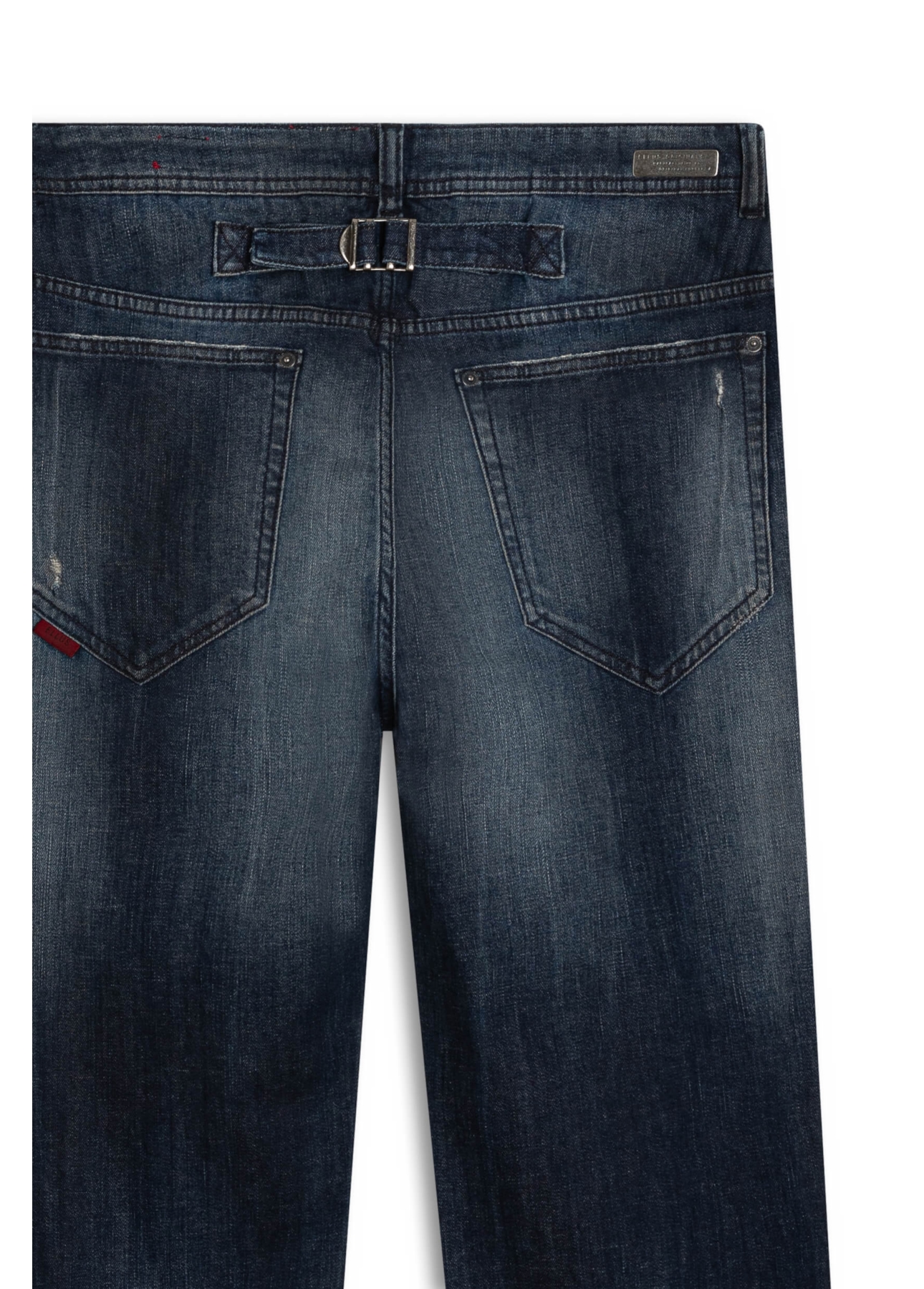 Calça Dark Sea Elastic Slim Western Lav.Escuro C/ Jato+ Puido