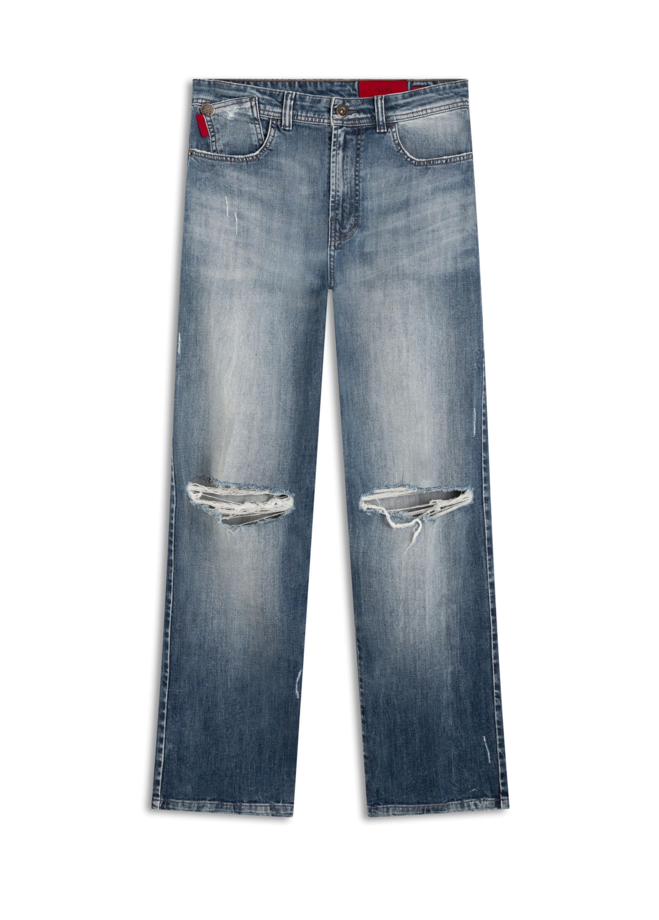 Calça Deep Blue Elastic Low Rise 1801-Lav.Medio C/Estiletado