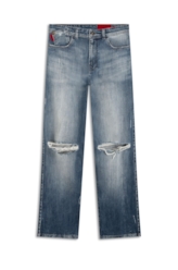 Calça Deep Blue Elastic Low Rise 1801-Lav.Medio C/Estiletado