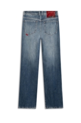 Calça Deep Blue Elastic Low Rise 1801-Lav.Medio C/Estiletado