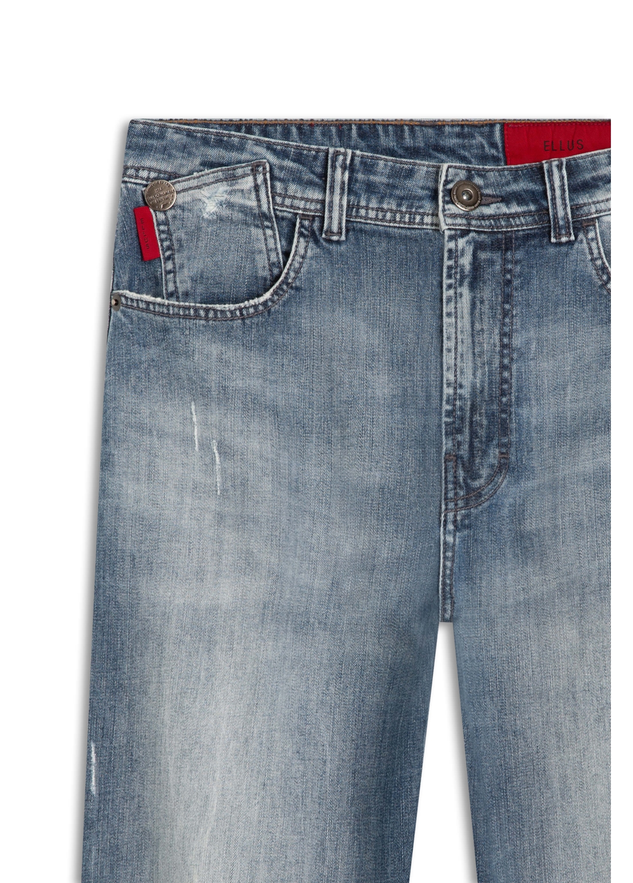 Calça Deep Blue Elastic Low Rise 1801-Lav.Medio C/Estiletado
