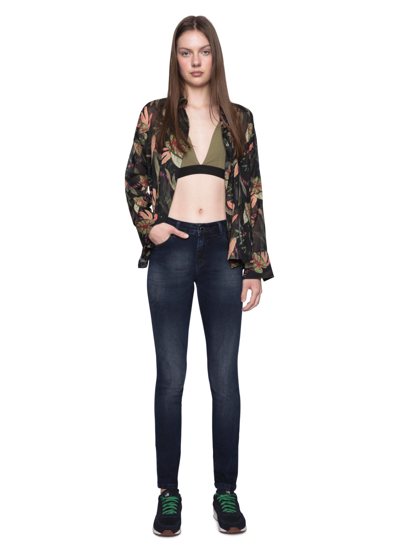 Calça Deep Sea Elastic Skinny                                         
