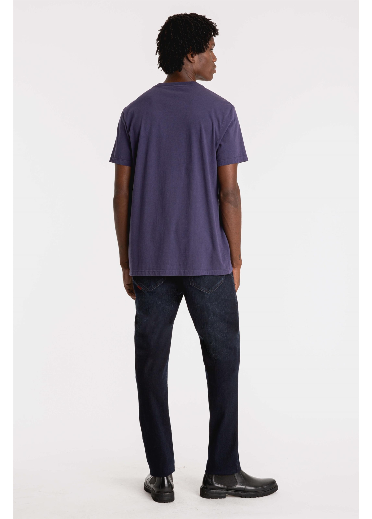 Calça Deep Sea Elastic Slim 1842 Lav. Esc.C/ Pigmento