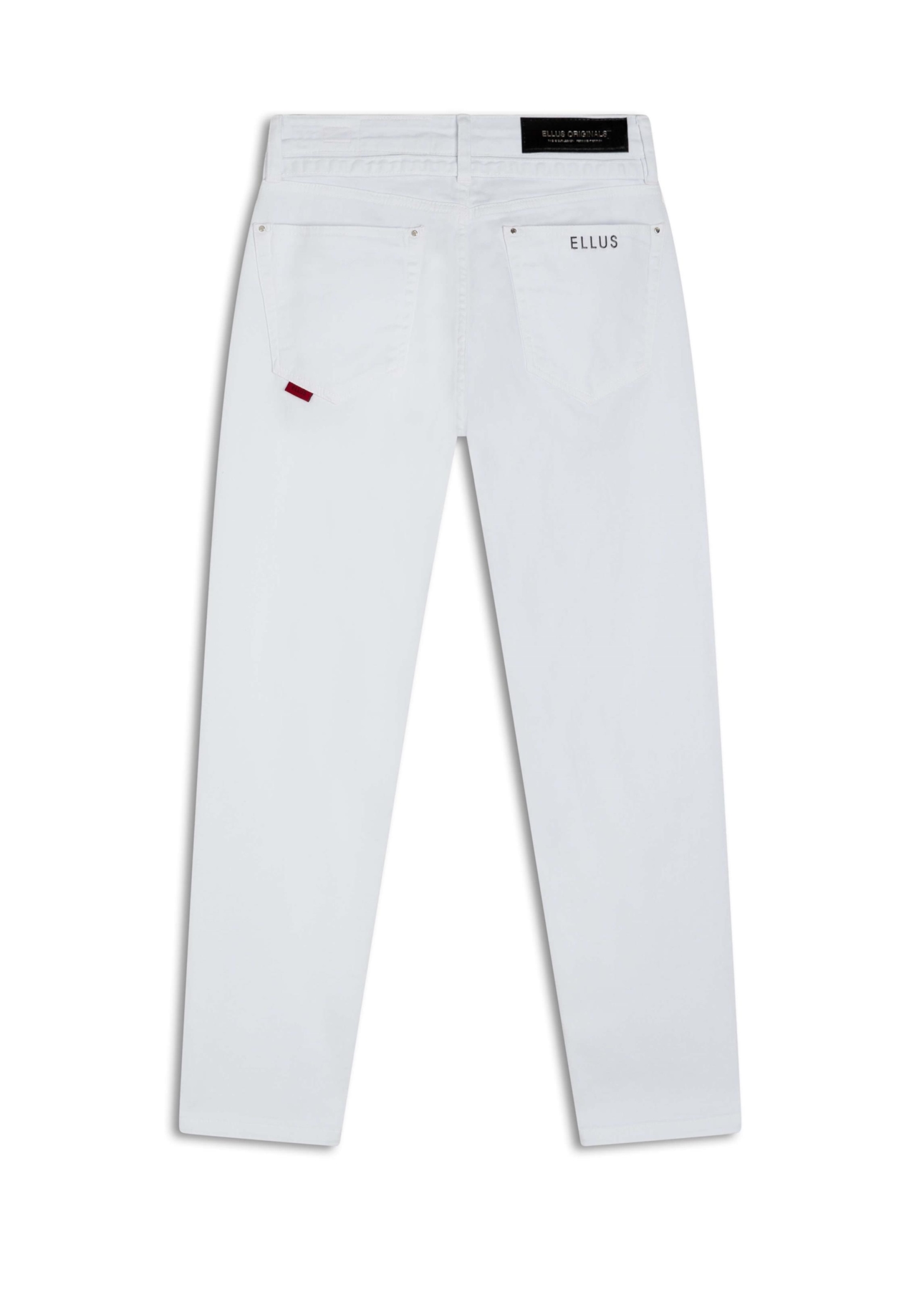 Calça Denim Color Mom Cinto Branco