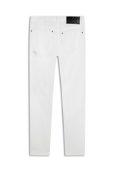 Calça Denim Color Stretch Skinny Branco