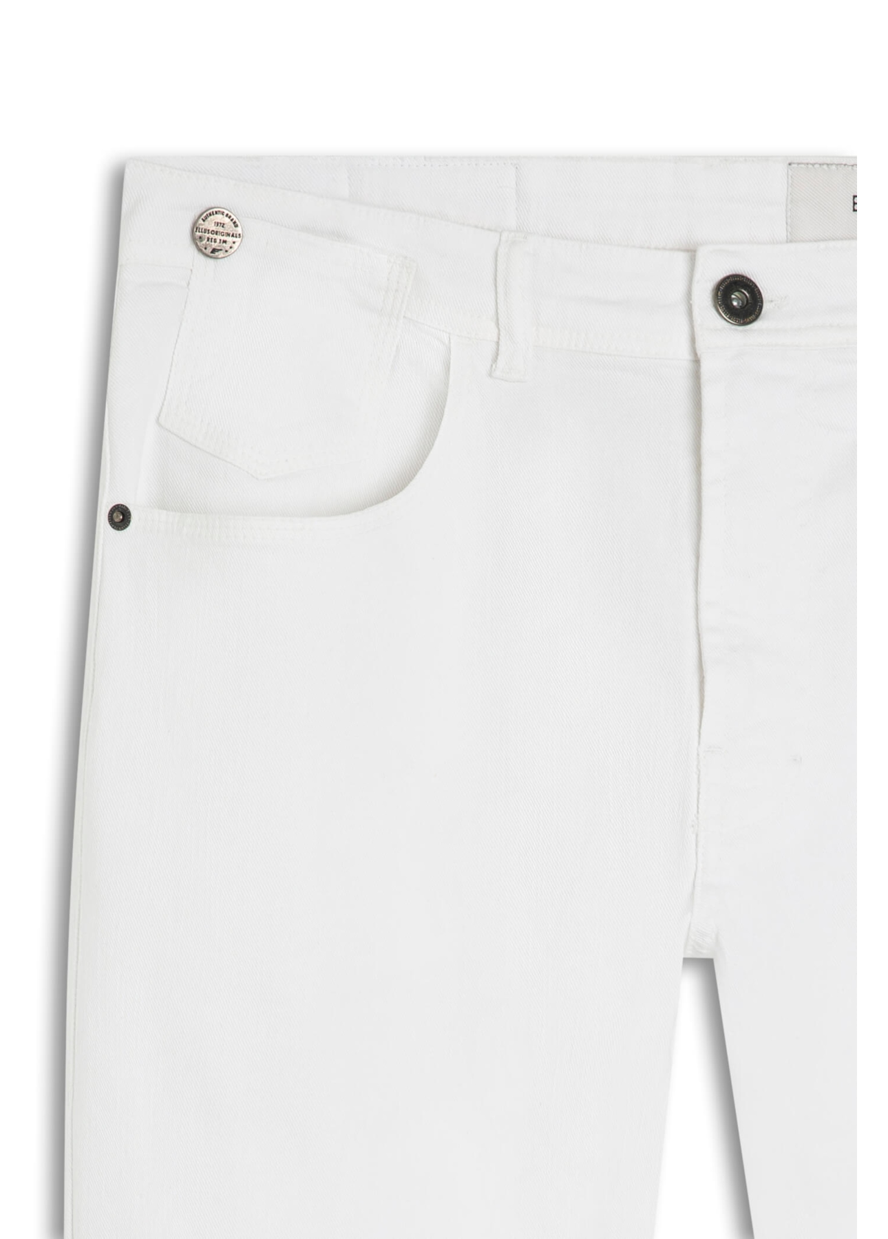 Calça Denim Color Stretch Skinny Branco