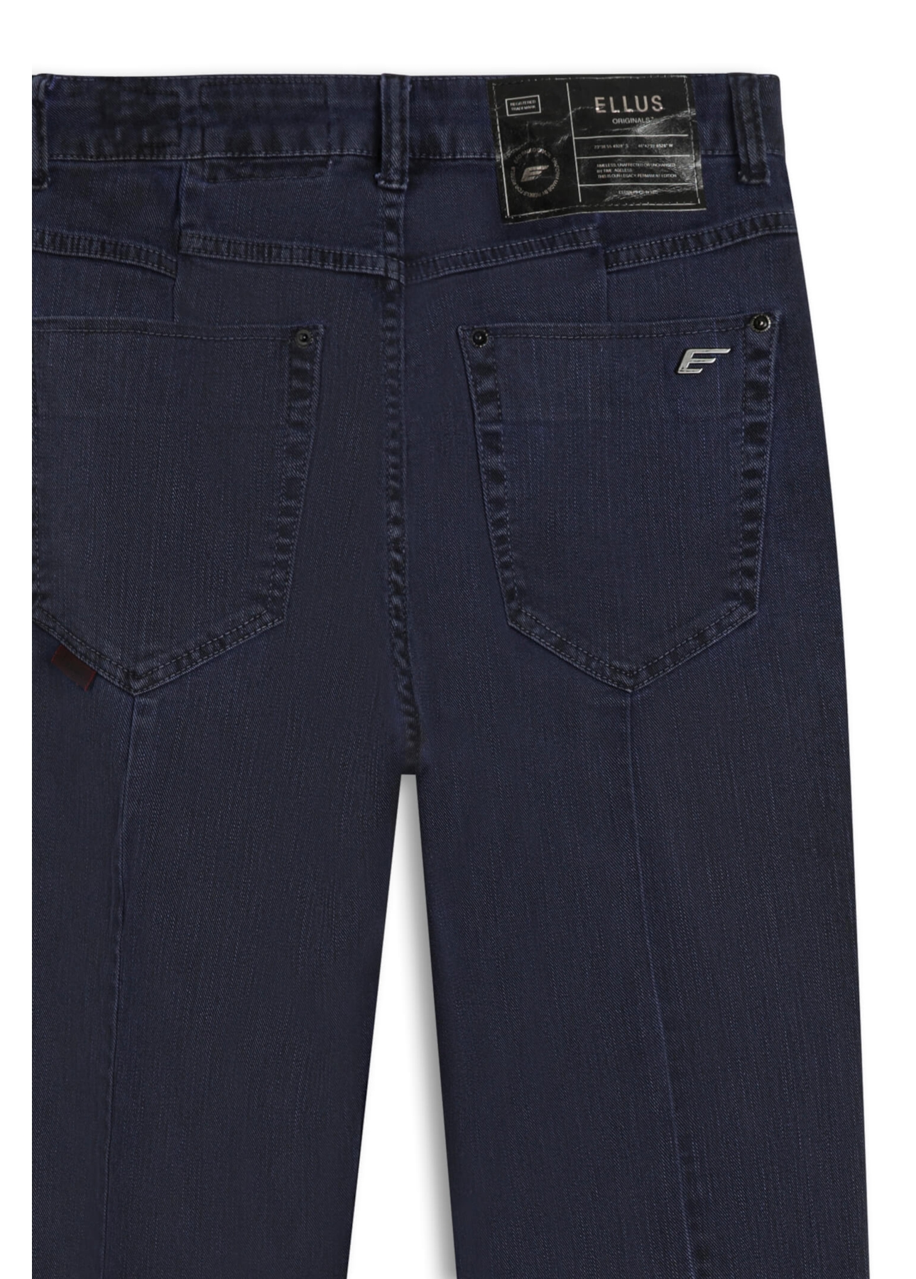 Calça Denim Color Stretch Sporty Cropped Rec Purple Blue